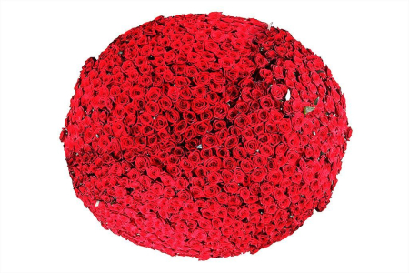 Букет 1001 роза в корзине