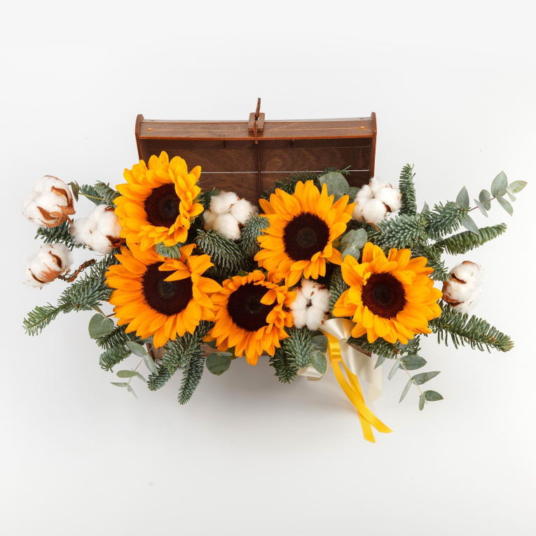 Композиция Мороз и золото