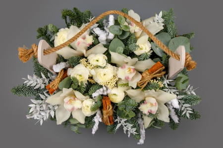 Композиция Снежная река