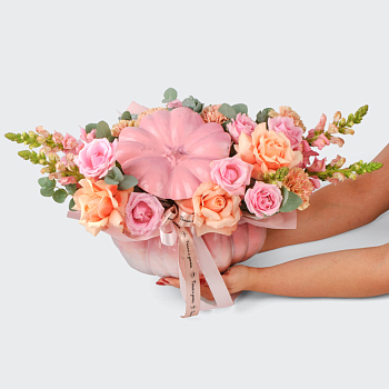 Композиция в тыкве Богатство чувств