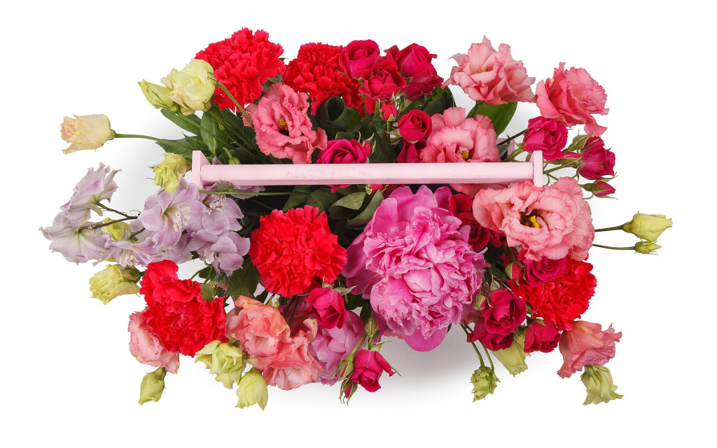 Букет в кашпо Влюбленная леди