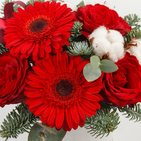 Букет в коробке Новогодний танец