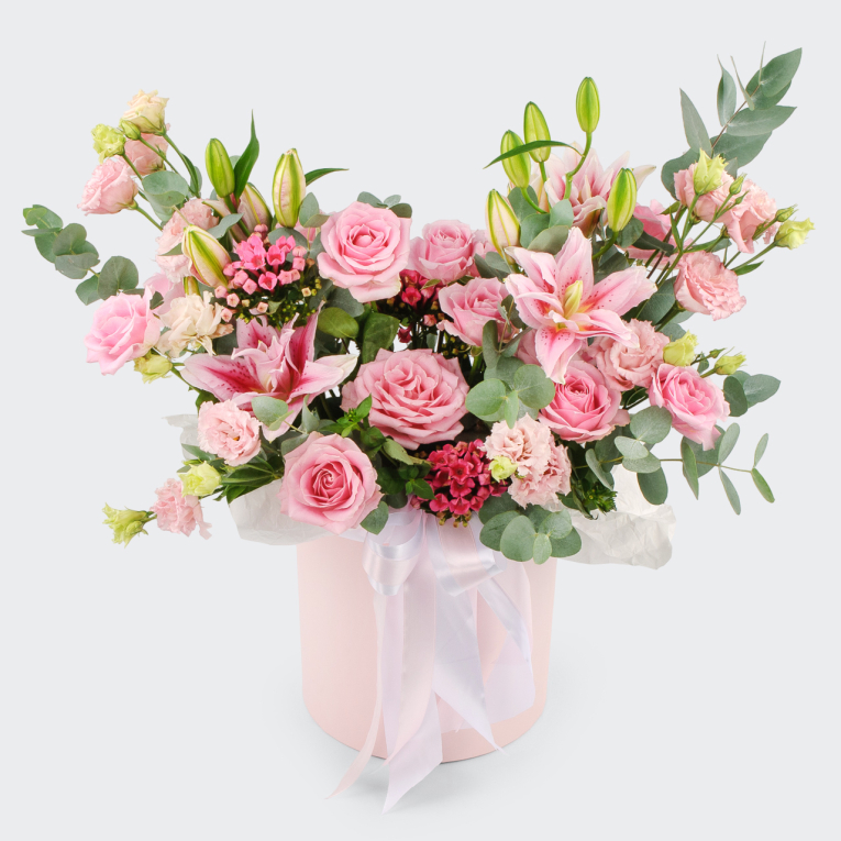 Букет в коробке Классический роман