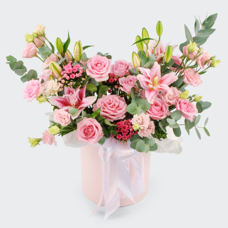 Букет в коробке Классический роман