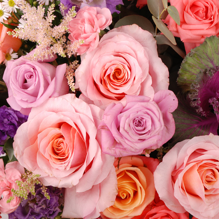 Букет в корзине Предрассветный час