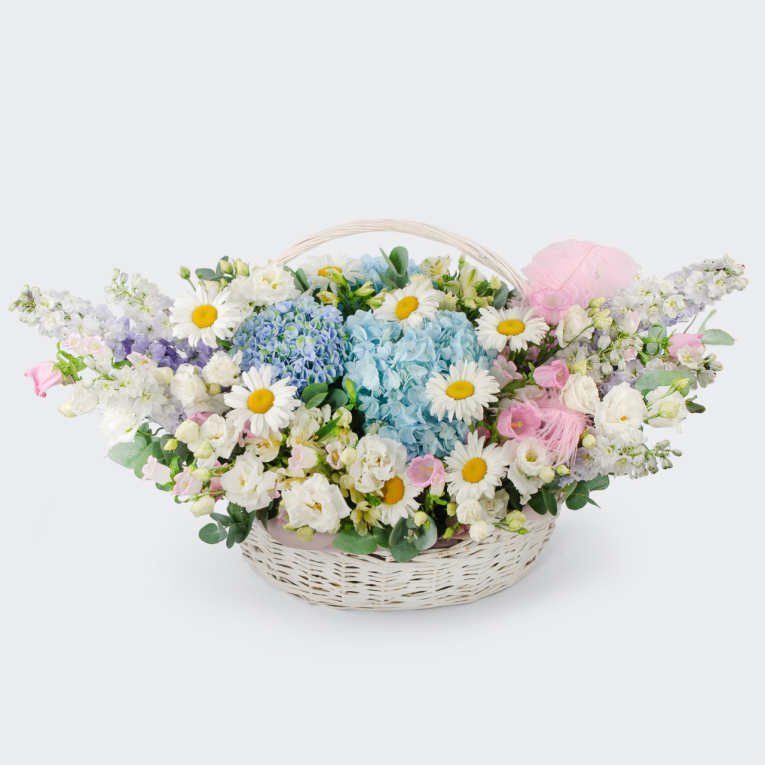 Букет в корзине Летние трели