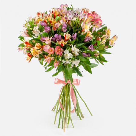 Букет из альстромерий Розовый десерт