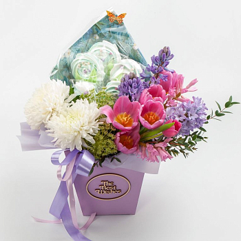 Композиция в кашпо Весенний шум