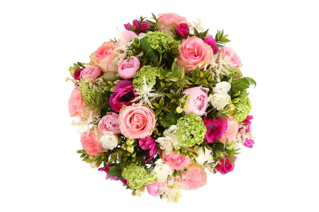 Букет с пионами Школьный вальс