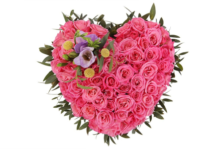 Букет Розовое сердце