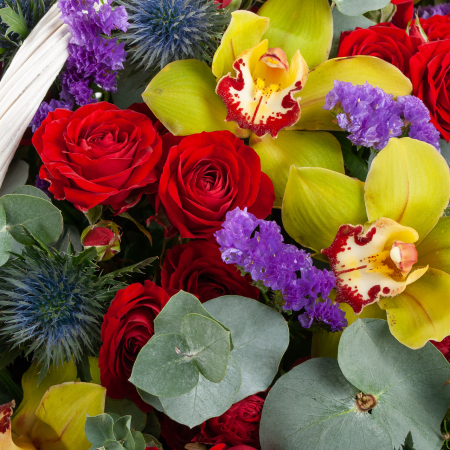 Букет в корзине Южный ветер