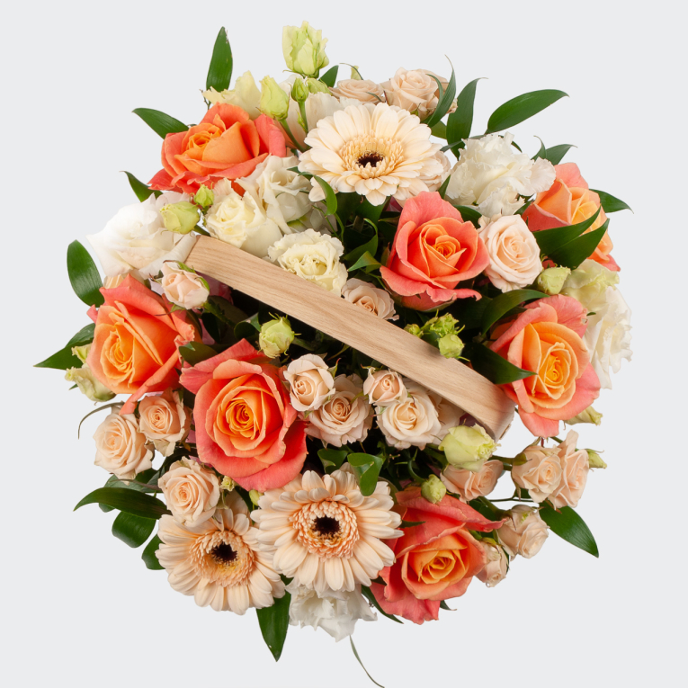 Букет в корзинке Преданный садовник