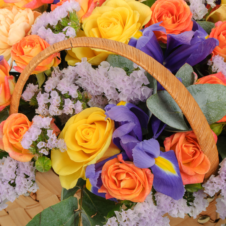 Букет в сумке Апельсиновый сад