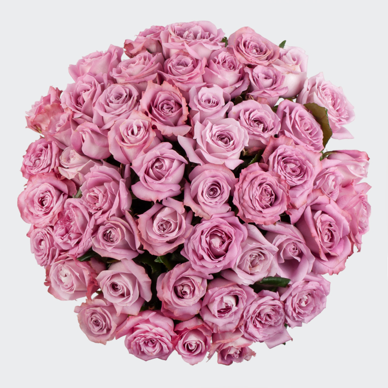 Букет 51 роза Розовая волна
