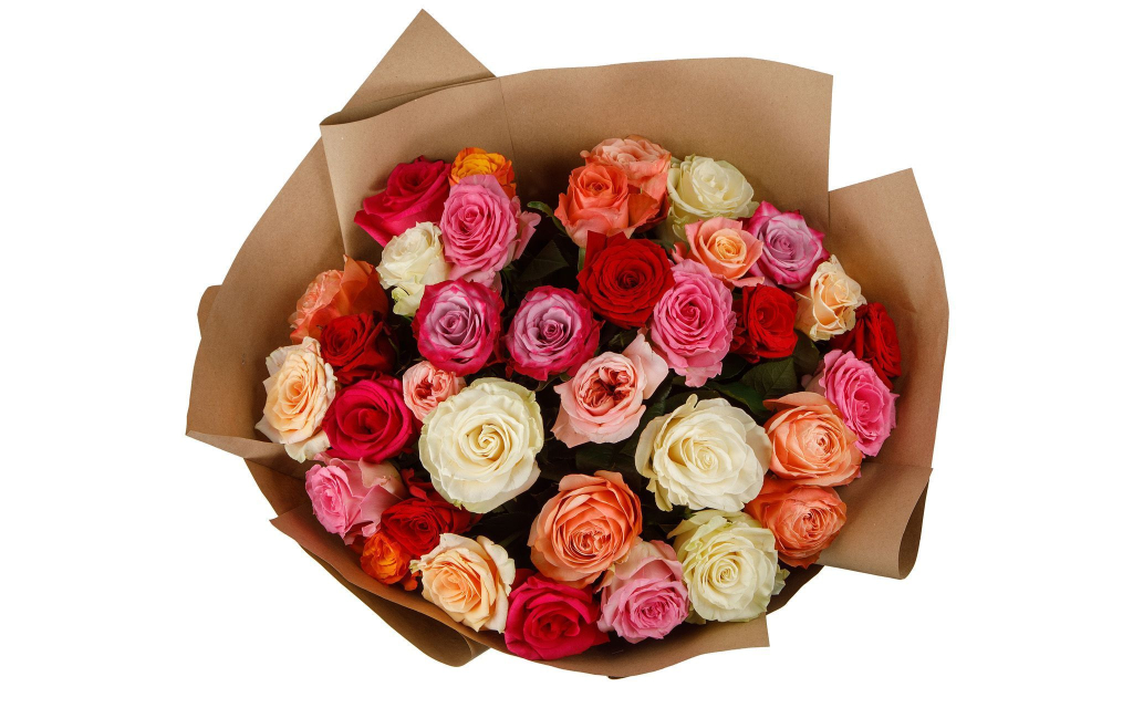 Букет из 35 роз Аморе мио