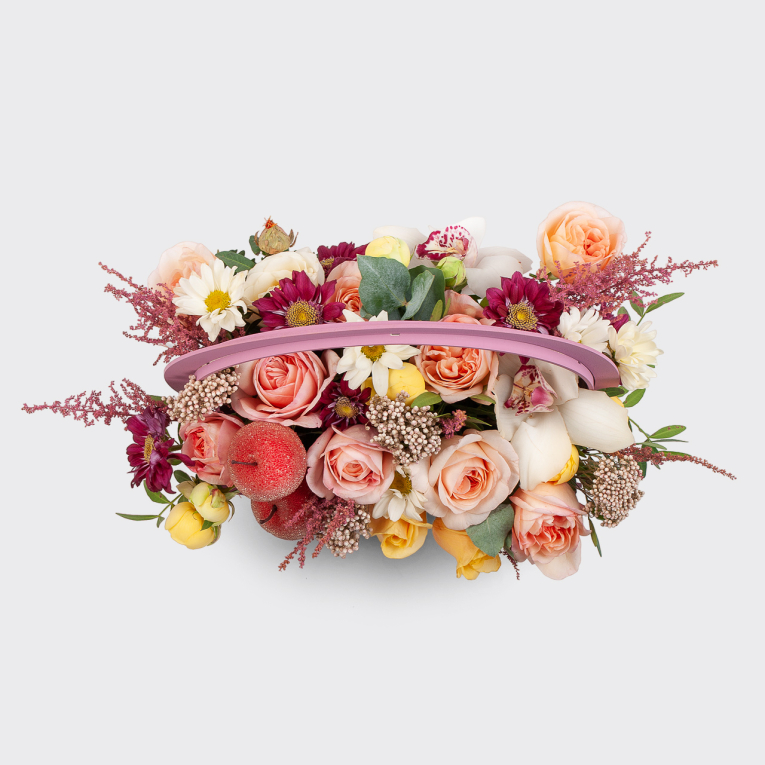 Букет в корзине Близкие люди