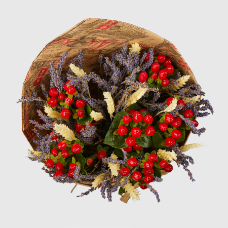 Букет с лавандой Краски зари