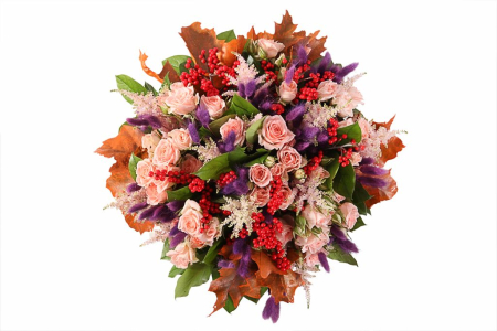 Букет Осенний карнавал в коробке
