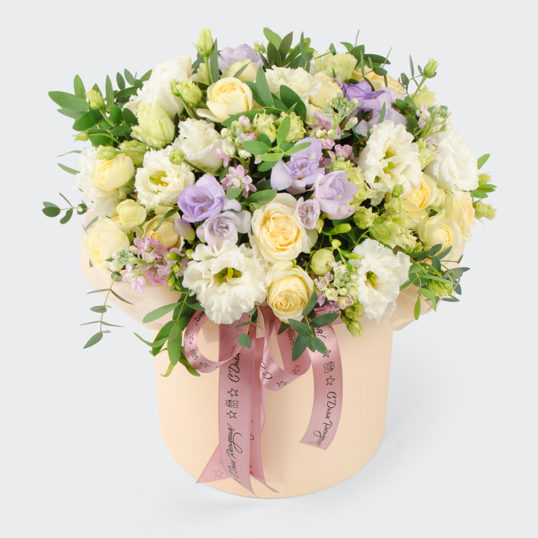 Букет в коробке Вечный праздник