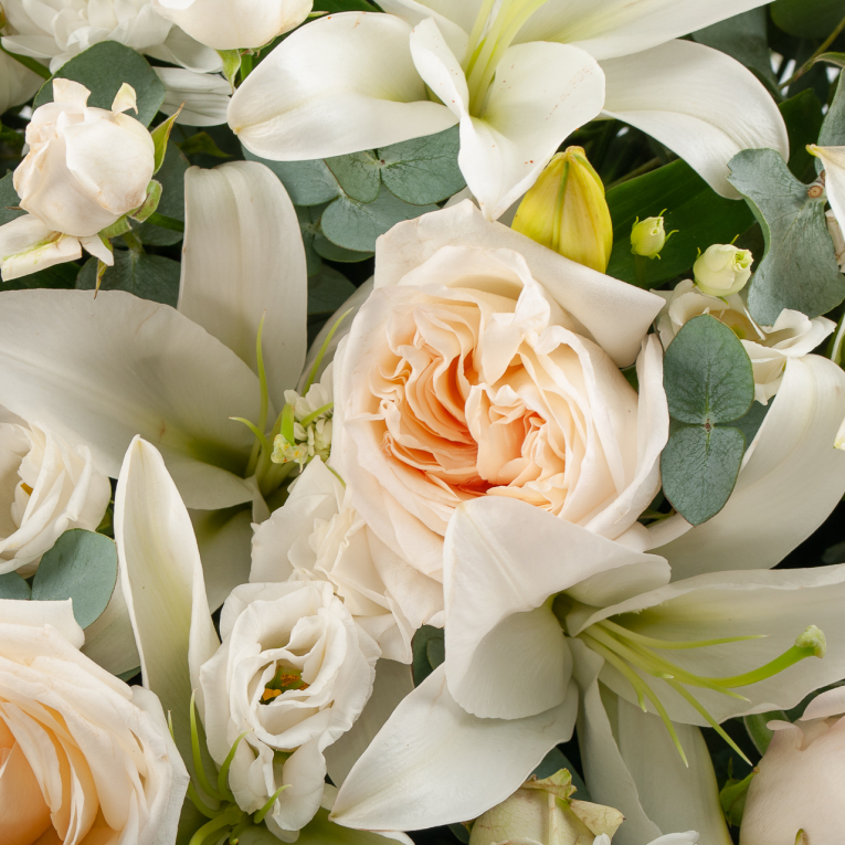 Букет в корзине Воздушные замки