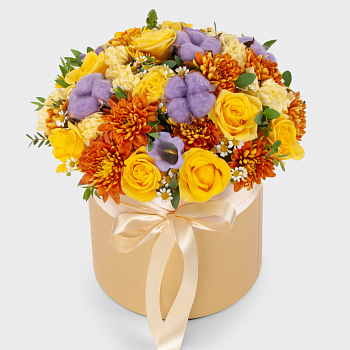 Букет в коробке Сад изящных слов