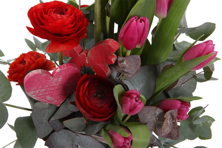 Букет Верх совершенства в кашпо