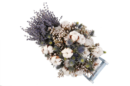 Букет с лавандой Ночь перед Рождеством