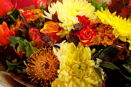 Букет Осенний пожар