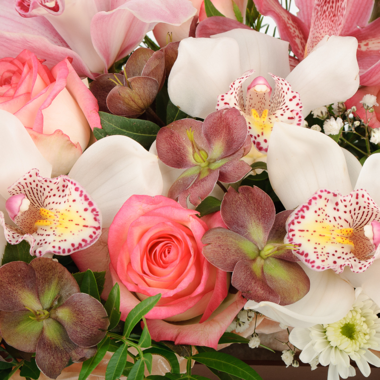 Букет в ящике Утренняя элегия