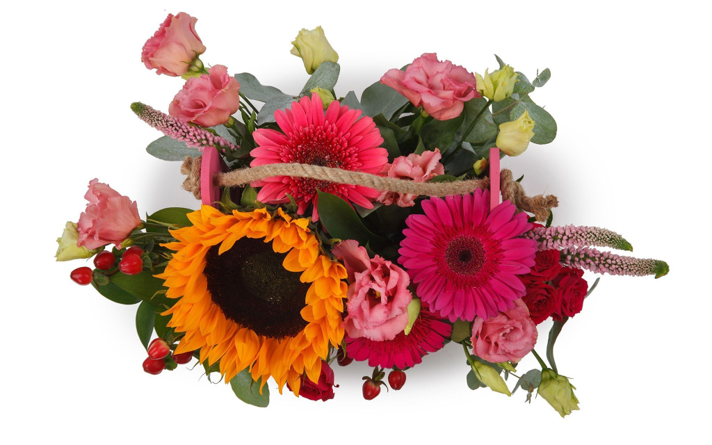 Букет в кашпо Осенний Прованс