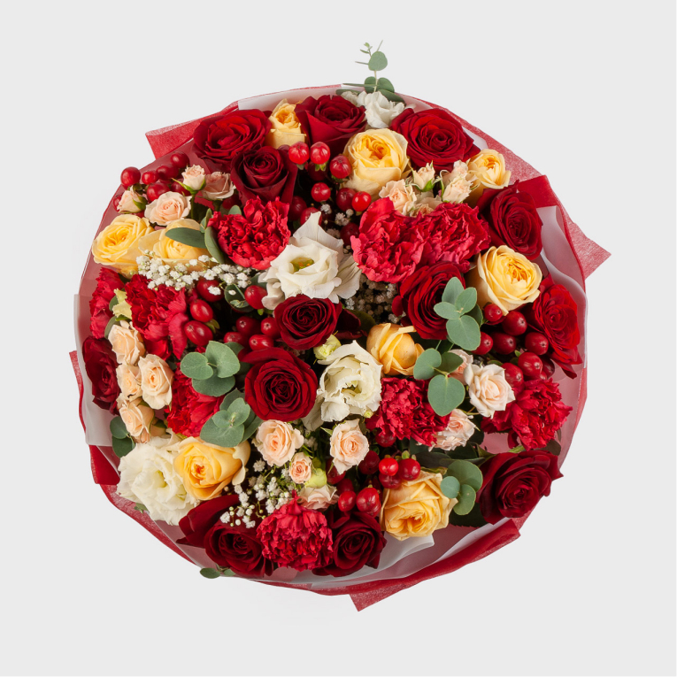 Букет Жаркие объятия