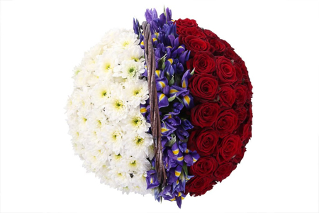 Композиция Российский триколор