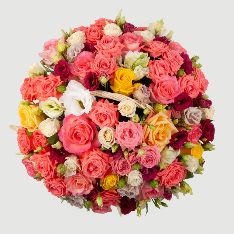 Букет в корзине Корабль любви