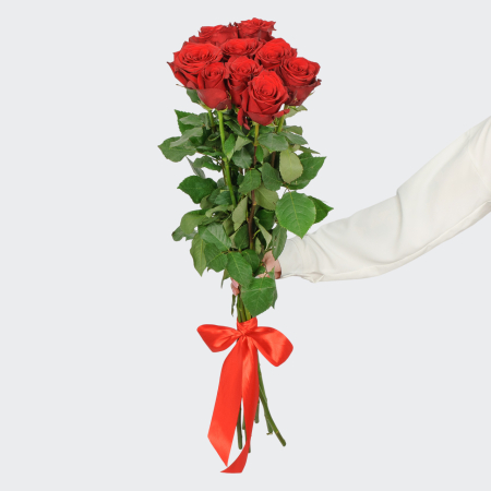 Букет 9 роза Высокие чувства