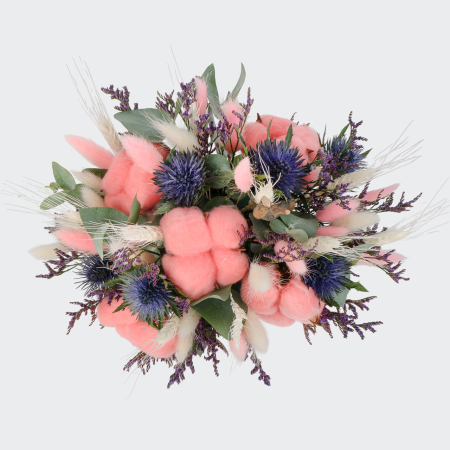 Цветы в кашпо Сиреневый туман