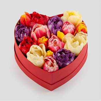 Композиция из тюльпанов Весенняя любовь