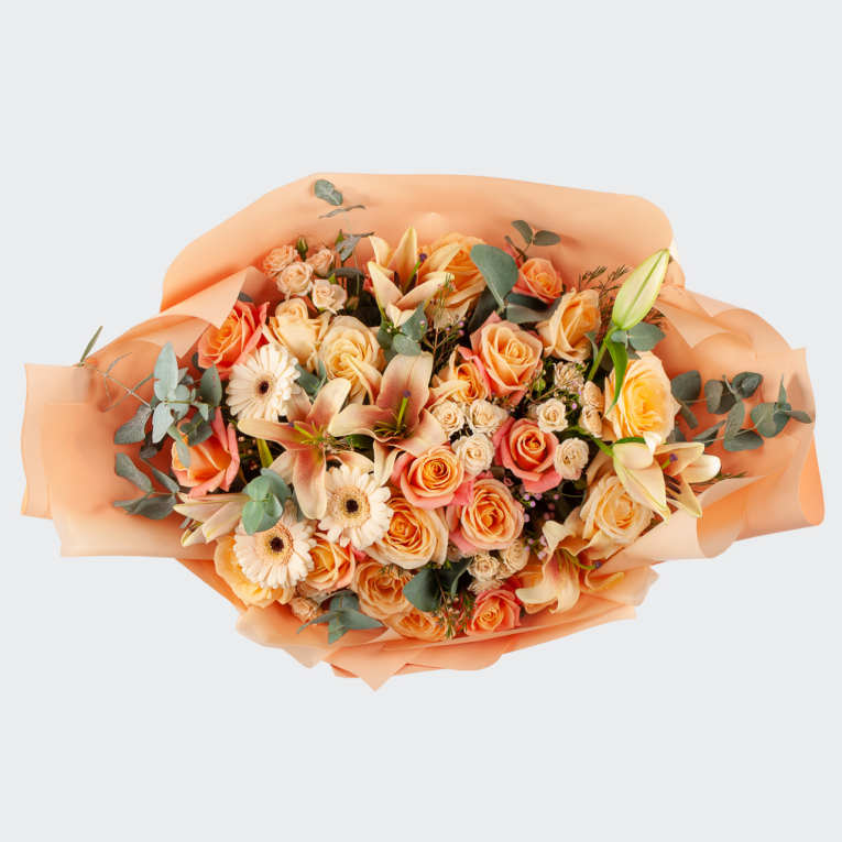Букет Персиковый каприз