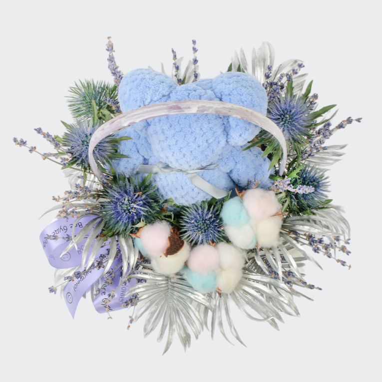 Композиция в корзине Вечерние объятия