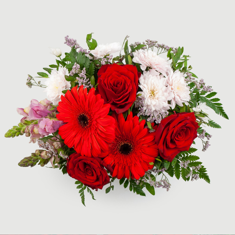 Композиция в кашпо Музыка сердца