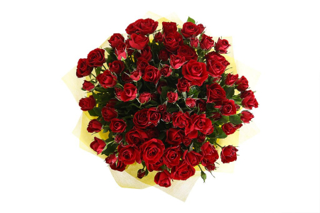 Букет 15 кустовых роз Мирабель