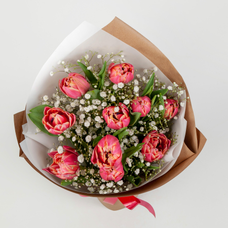 Букет Союз души (11 тюльпанов)