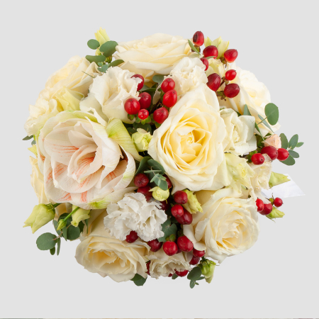 Букет в коробке Корзинка Красной Шапочки