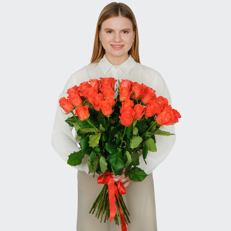 Букет 35 роз Вау