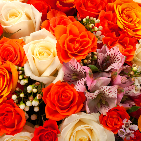 Букет в корзине Летняя прогулка