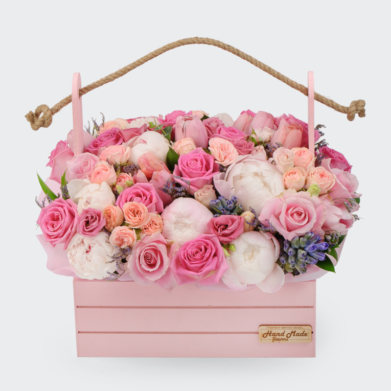 Букет в кашпо Полдень чувств