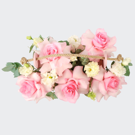 Композиция в кашпо Нежные грёзы