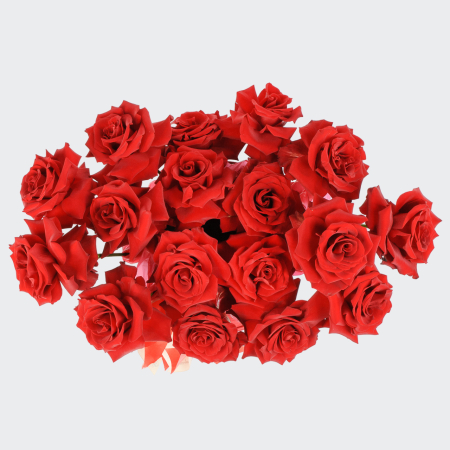 Букет в коробке Пылающая любовь