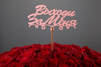 Топпер «Выходи за меня»