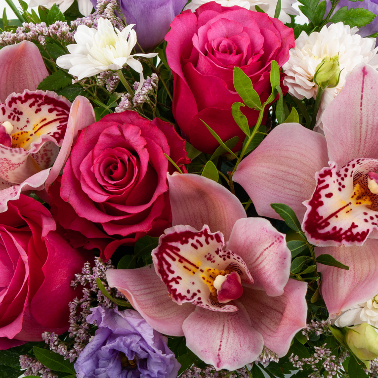 Композиция в кашпо Альпийская мелодия