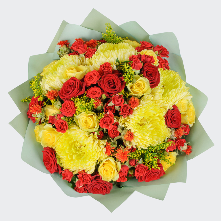 Букет Солнечный август